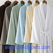 velvet spa bathrobe, velvet robe